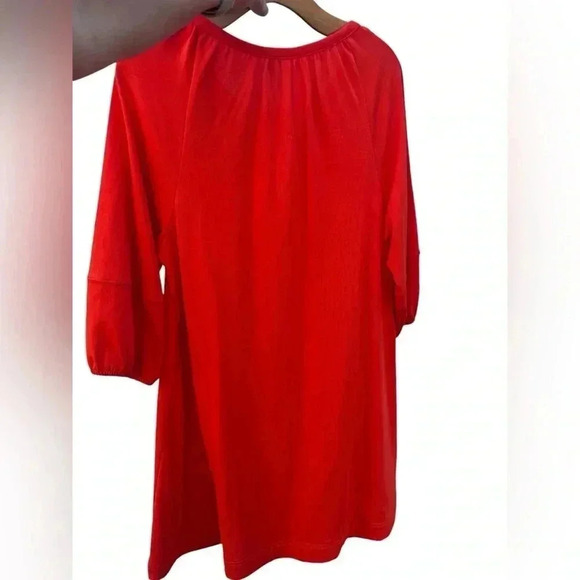 ANTHROPOLOGIE Orange Anais tunic dress Size S - Picture 8 of 16